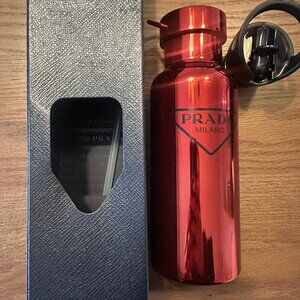 PRADA Stainless Steel Red Water Bottle 590ml Thermos Tumbler